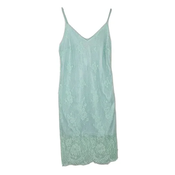 Nasty Gal | Dresses | Nasty Gal Glamours Lace Mint Green Sleeveless Slip  Cocktail Party Dress Sz Xs | Poshmark